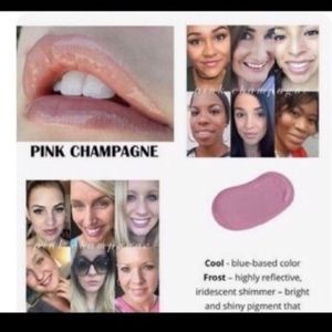 Lipsense Pink Champagne and Matte Gloss